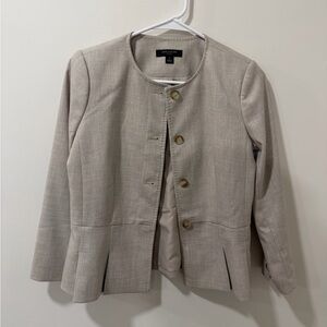 NWOT Ann Taylor Peplum Blazer